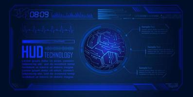 modern hud technologie achtergrond vector