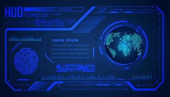 modern hud technologie achtergrond vector