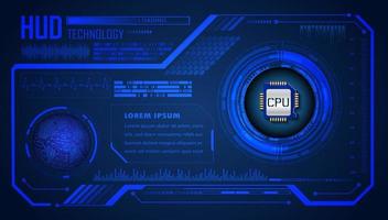 modern hud technologie achtergrond vector