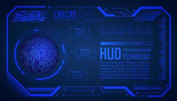 modern hud technologie achtergrond vector