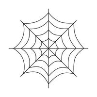 halloween spinnenweb decoratie vector