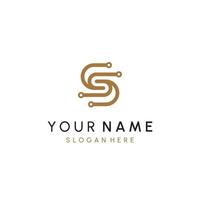 prachtige luxe letter ss monogram in oneindige vorm, elegante circulaire letter s en s logo sjabloon vector