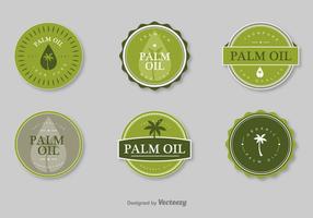 Palmolie Vector Postzegels