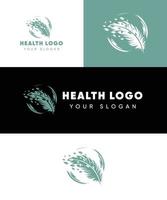 Gezondheid coaching logo ontwerp sjabloon vector