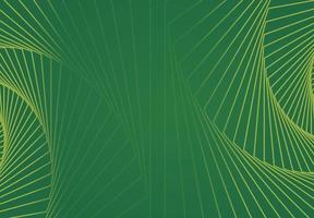 abstract groen achtergrond met spiraal meetkundig lijnen Aan de Rechtsaf en links zijden vector