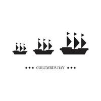 Columbus dag icoon logo vector ontwerp, deze vector kan worden gebruikt voor eenvoudig logo's, spandoeken, pictogrammen en anderen