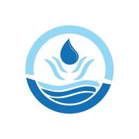 water laten vallen logo icoon illustratie vector