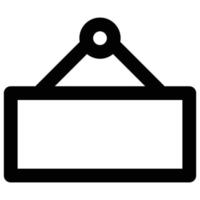 hangende bord icoon, zwart vrijdag thema vector