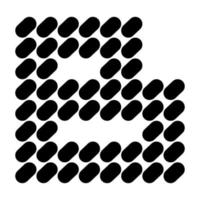 gemakkelijk brief b logo ontwerp. vector
