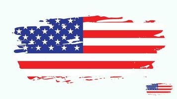 Amerika grunge structuur abstract vlag vector