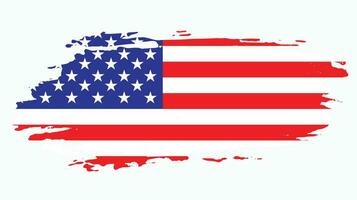 nieuw verontrust Amerikaans grunge vlag vector