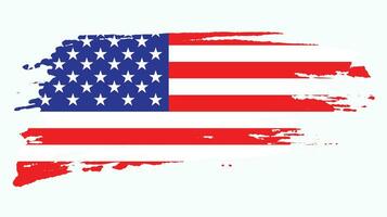 plons Verenigde Staten van Amerika grunge vlag vector