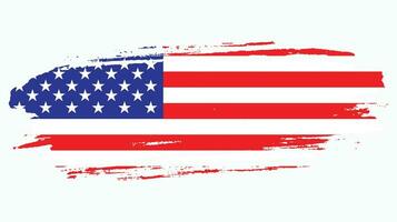 Amerika grungy vlag vector
