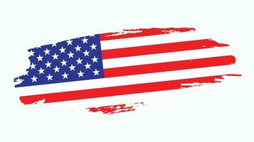 verontrust Amerika grunge structuur vlag vector
