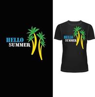 zomer t-shirt ontwerp sjabloon vector