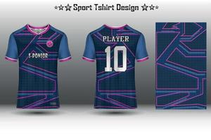 voetbal Jersey mockup Amerikaans voetbal Jersey ontwerp sublimatie sport t overhemd ontwerp verzameling voor racen, wielersport, gamen, motorcross vector