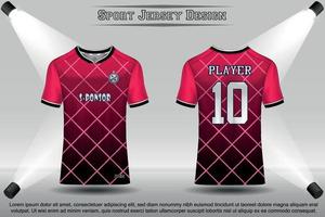 voetbal Jersey mockup Amerikaans voetbal Jersey ontwerp sublimatie sport t overhemd ontwerp verzameling voor racen, wielersport, gamen, motorcross vector