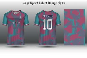 voetbal Jersey mockup Amerikaans voetbal Jersey ontwerp sublimatie sport t overhemd ontwerp verzameling voor racen, wielersport, gamen, motorcross vector