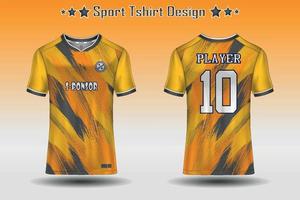 voetbal Jersey mockup Amerikaans voetbal Jersey ontwerp sublimatie sport t overhemd ontwerp verzameling voor racen, wielersport, gamen, motorcross vector