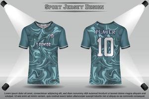 voetbal Jersey mockup Amerikaans voetbal Jersey ontwerp sublimatie sport t overhemd ontwerp verzameling voor racen, wielersport, gamen, motorcross vector