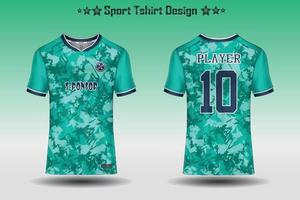 voetbal Jersey mockup Amerikaans voetbal Jersey ontwerp sublimatie sport t overhemd ontwerp verzameling voor racen, wielersport, gamen, motorcross vector