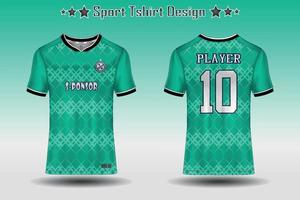 voetbal Jersey mockup Amerikaans voetbal Jersey ontwerp sublimatie sport t overhemd ontwerp verzameling voor racen, wielersport, gamen, motorcross vector