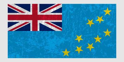 tuvalu vlag, officiële kleuren en verhouding. vectorillustratie. vector