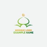 moskee logo sjabloon ontwerp vector, embleem, concept ontwerp, creatief symbool, icoon vector