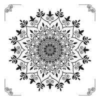 creatief, modern, abstract en professioneel luxe siermandala-achtergrondontwerp of patroonontwerpvector vector