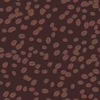 koffie bonen naadloos patroon mooi afdrukken in pastel tonen. achtergrond voor textiel, kleren, koffie winkels, cafe en decor. schattig illustratie vector