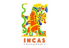 Gratis Inca Achtergrond vector