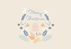 Christmas Plant Greeting Illustratie vector