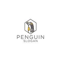 pinguïn logo icoon vector beeld