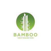 bamboe logo icoon vector beeld