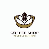 koffie winkel logo icoon vector beeld