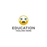 onderwijs logo icoon vector beeld