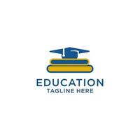 onderwijs logo icoon vector beeld