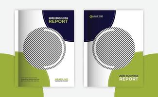 jaar- verslag doen van en boek omslag, bedrijf catalogus ontwerp, lay-out ontwerp, boekje, brochure, sjabloon, vector