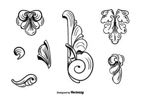 Vintage Ornamenten vector