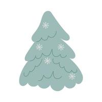 kerstboom sticker vector