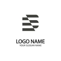 es uniek monogram stijl vector logo ontwerp