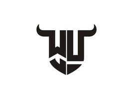 brief wu handtekening logo sjabloon vector