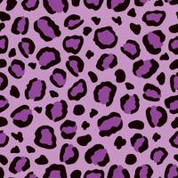 paars luipaard naadloos patroon ontwerp, dier achtergrond. vector illustratie voor behang, kleding stof, scrapbooken, paking en textiel ontwerp