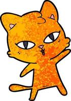 vector tekenfilm kat karakter