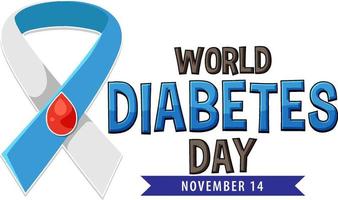 wereld diabetes dag posterontwerp vector