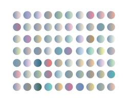 pastel helling kleur reeks voor appjes, ui, ux, web ontwerp, spandoek, enz. afgeronde modieus helling reeks vector