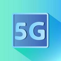 5g verbinding pictogram.plat icoon voor web ontwerp.vector illustratie. vector