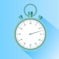 stopwatch.plat icoon voor web ontwerp.vector illustratie. vector