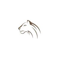 leeuw icoon logo ontwerp illustratie vector