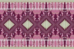 abstract meetkundig achtergrond patroon ontwerp, blouse patroon, tapijt patroon, Aziatisch retro stijl. vector